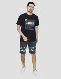 American Jeans Short Sleeve T-Shirt Front Print Comb