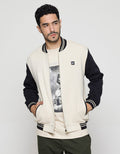 American Jeans Contrast Sleeves Fleece Men's Varsity Jacket
