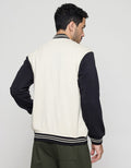 American Jeans Contrast Sleeves Fleece Men's Varsity Jacket