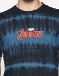 Marvel Logo Tie Dye Kaos Pria
