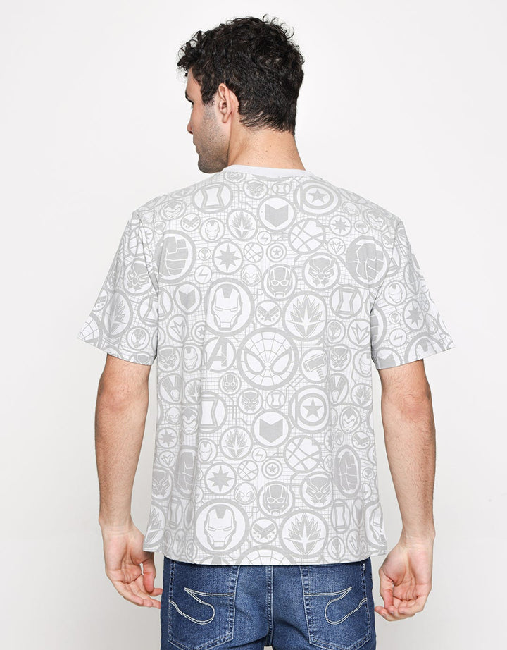 Marvel Short Sleeve T-Shirt All Avengers Icon In Bubble