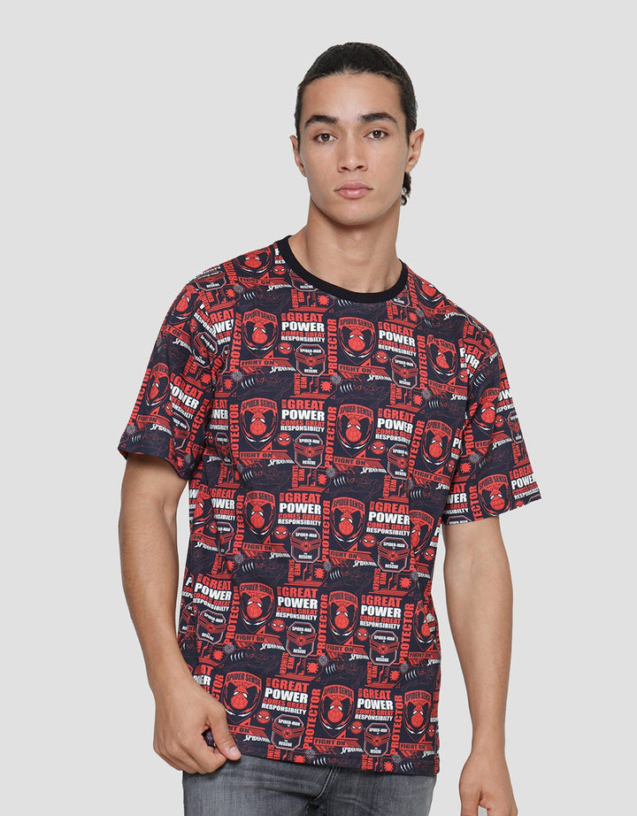 Marvel Spiderman Powerful Casual Men's T-shirt