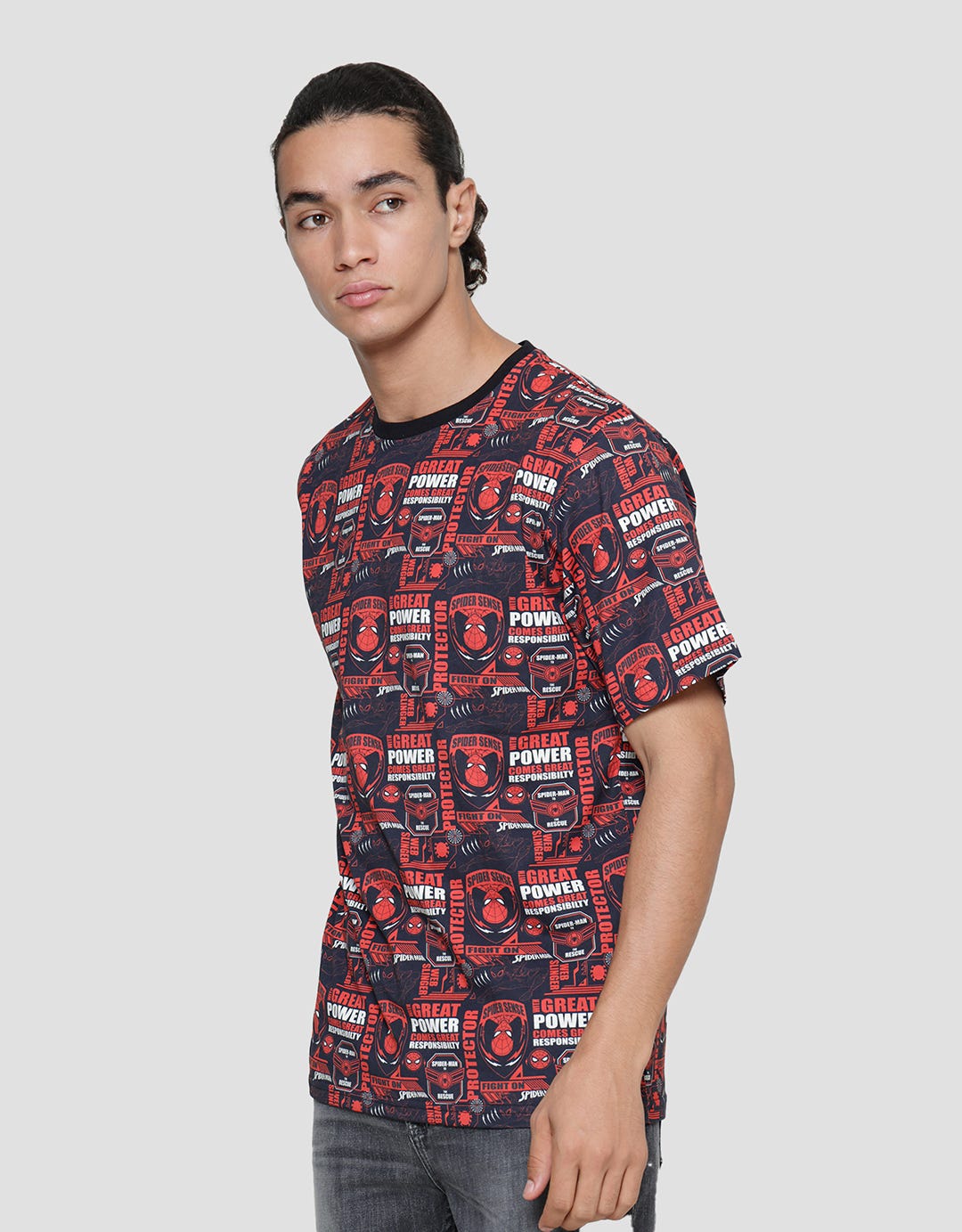 Marvel Spiderman Powerful Casual Men's T-shirt