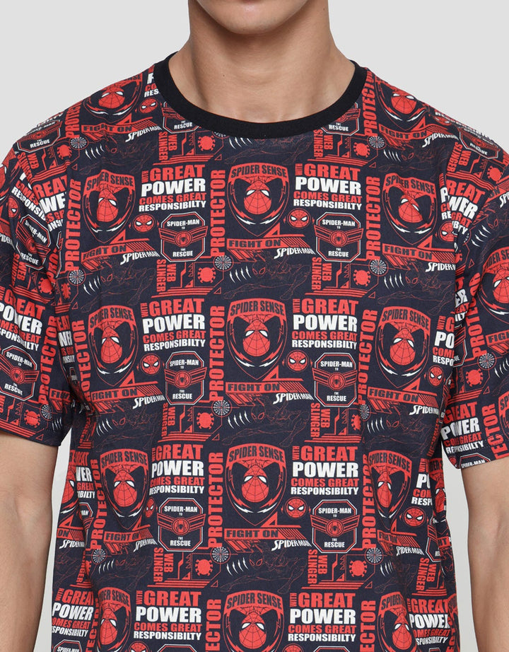 Marvel Spiderman Powerful Casual Men's T-shirt