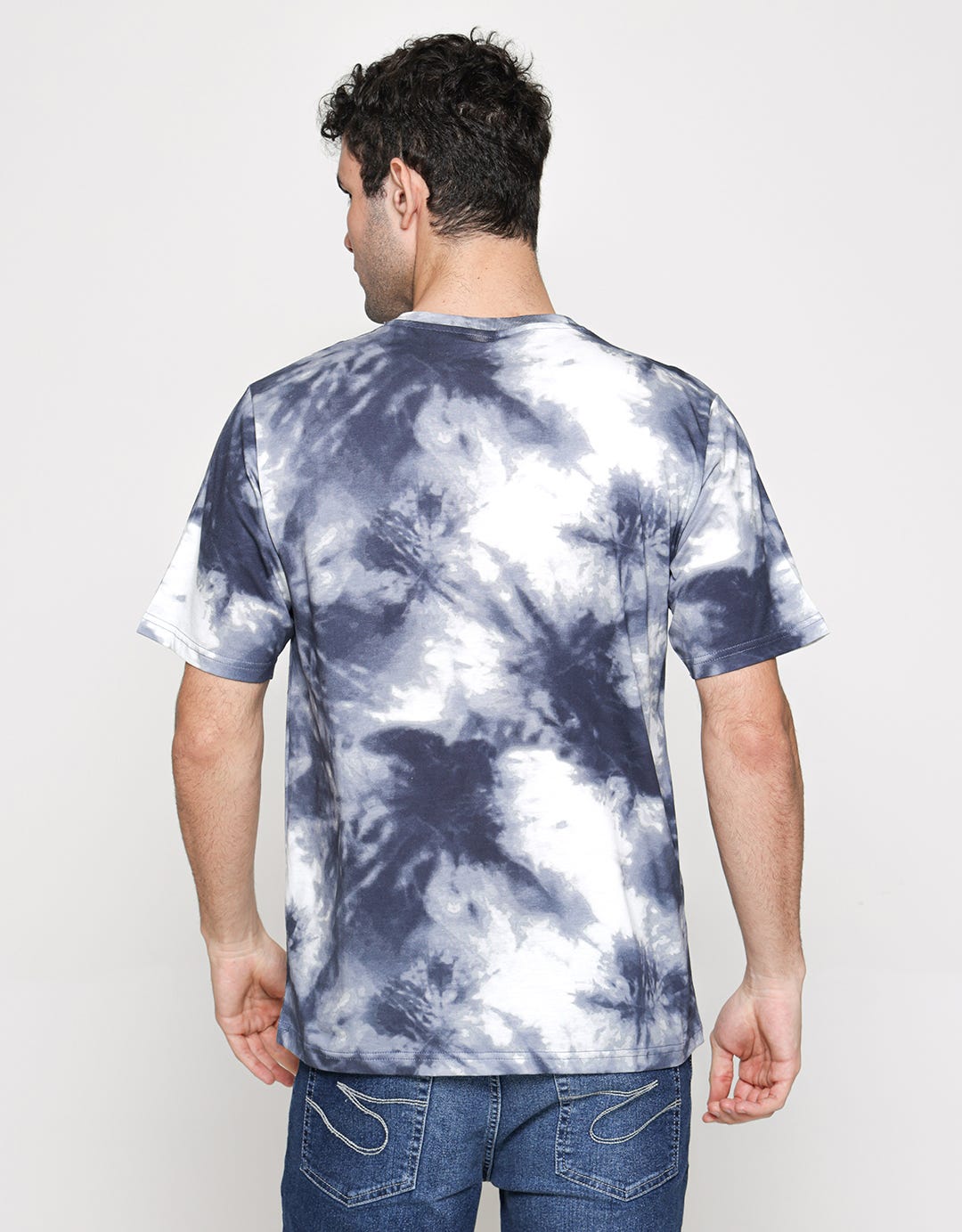 Marvel Short Sleeve T-Shirt Spiderman Vs Venom Front Print Tie Dye