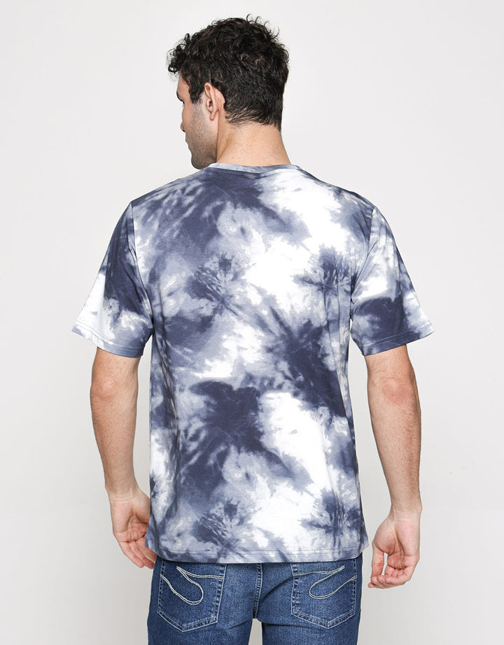 Marvel Short Sleeve T-Shirt Spiderman Vs Venom Front Print Tie Dye