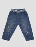 Pipiniko Star Denim Pants for Girls