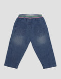 Pipiniko Star Denim Pants for Girls