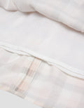 Pipiniko Dress Lurex Check Embroidered Collar