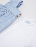 Pipiniko Overalls Oxford Fp Flowers