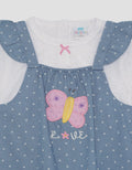 Pipiniko Flower Dots Romper Anak Perempuan