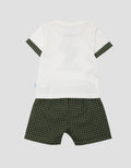 Pipiniko Dino Woven Set Anak Laki-laki