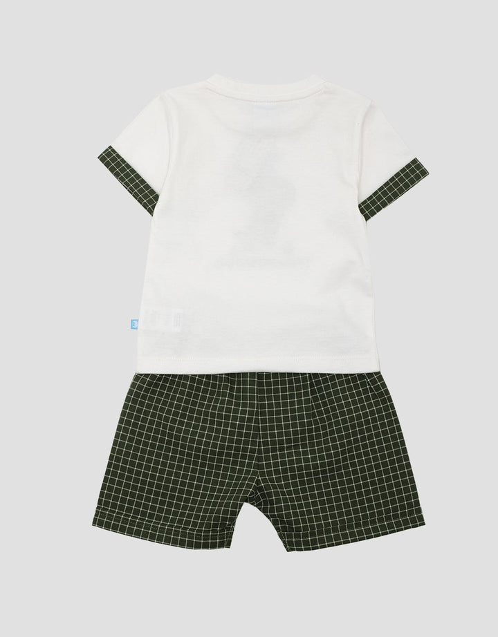 Pipiniko Dino Woven Set Boys