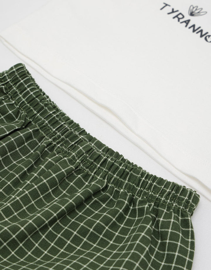 Pipiniko Dino Woven Set Boys