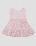 Pipiniko Combo Pattern Midi Dress Anak Perempuan