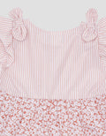 Pipiniko Combo Pattern Midi Dress Anak Perempuan