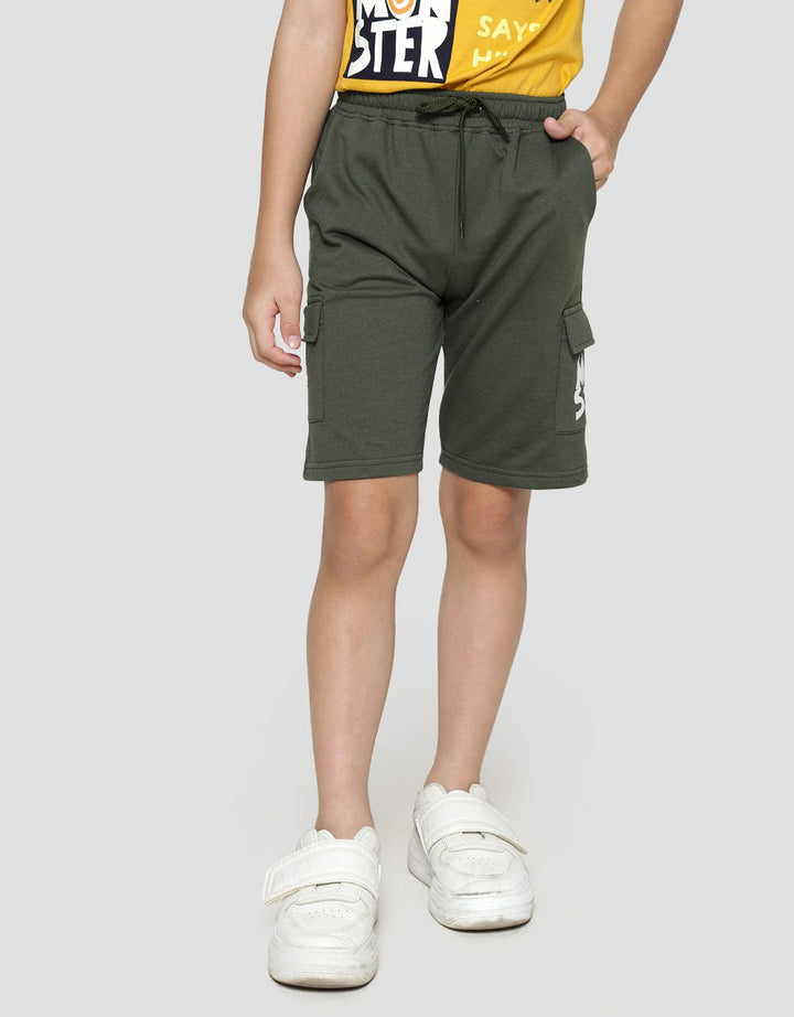 Little M Short Pants Knit Terry Monster