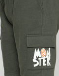 Little M Short Pants Knit Terry Monster