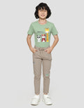 Little M Dino Stretch Celana Panjang Anak Laki-laki
