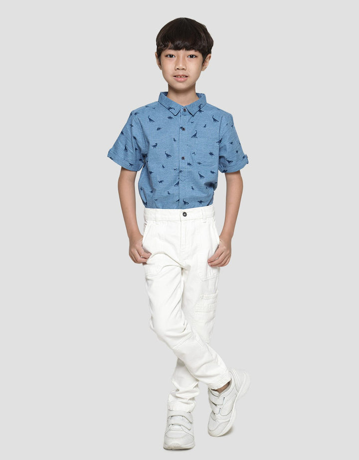 Little M Long Denim Color Regular Non St