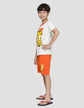 Little M Brave Print Set Pakaian Anak Laki-laki