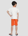 Little M Brave Print Set Pakaian Anak Laki-laki