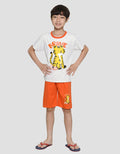 Little M Brave Print Set Pakaian Anak Laki-laki