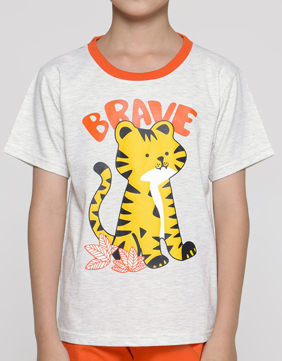 Little M Brave Print Boys Clothing Set