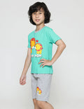 Little M Set T-Shirt Animal Family