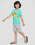 Little M Set T-Shirt Animal Family