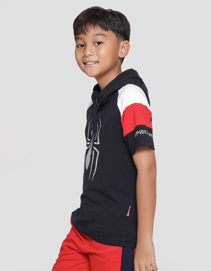 Marvel Spiderman Hoodie Kaos Anak Laki-laki