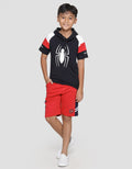 Marvel Spiderman Hoodie Kaos Anak Laki-laki