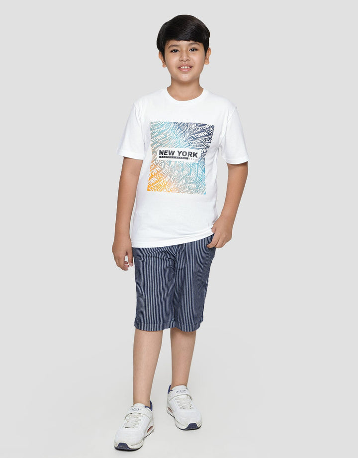 Nevada Rib Grey Denim Non Stretch Celana Denim Anak Laki-Laki