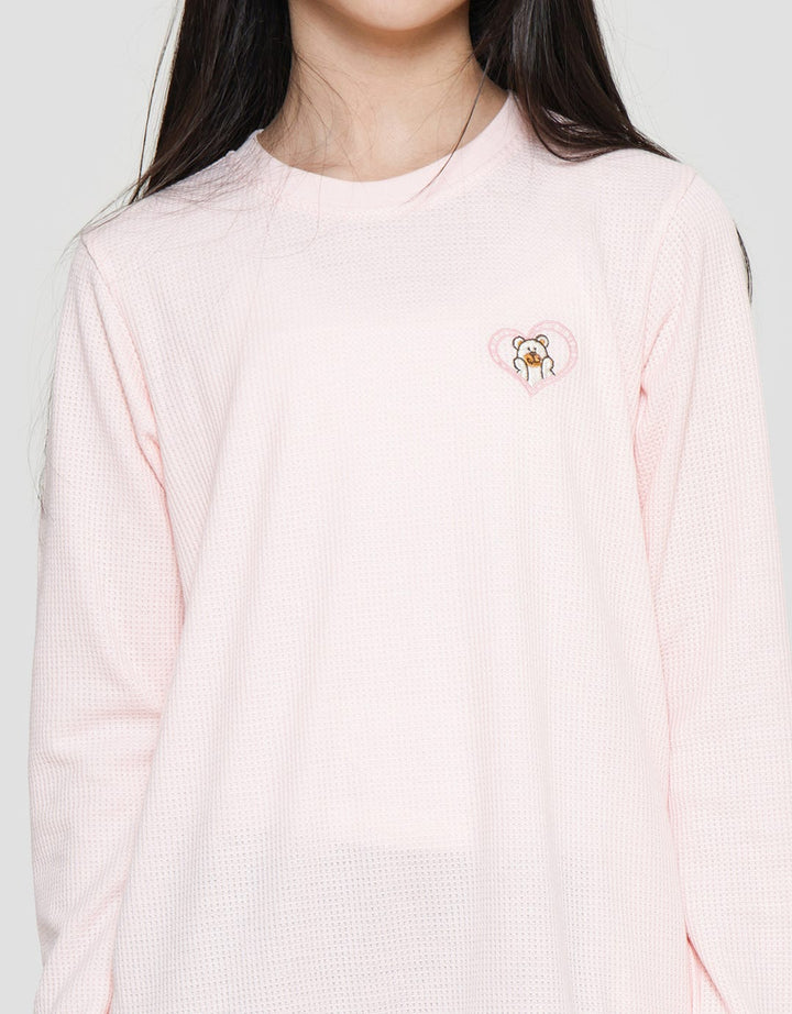 Nevada Round Embro Midi Dress for Girls