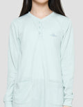 Nevada Henley Collar Midi Dress Anak Perempuan
