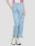 Nevada Knit Cargo With Stopper Girls Jogger