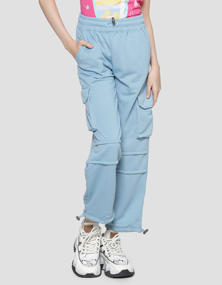 Nevada Knit Cargo With Stopper Girls Jogger