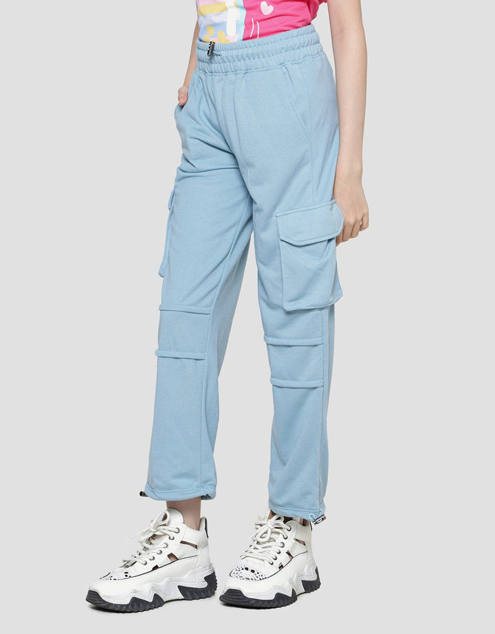 Nevada Knit Cargo With Stopper Girls Jogger