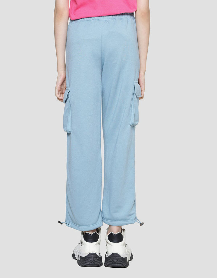 Nevada Knit Cargo With Stopper Girls Jogger