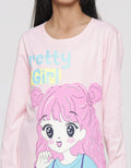 Nevada Noni Pretty Kaos Lengan Panjang Anak Perempuan