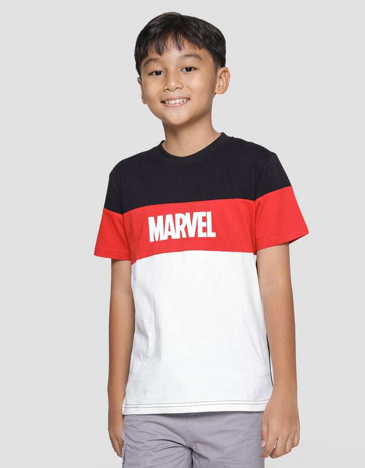 Marvel Logo Wording Print Boys T-Shirt