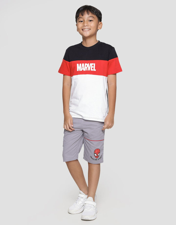 Marvel Logo Wording Print Boys T-Shirt