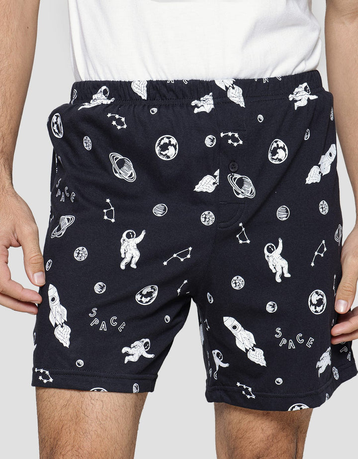 Cole Space Man Print Men's Boxer