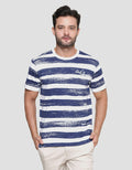 Gabs Denim Multi Stripe Kaos Pria