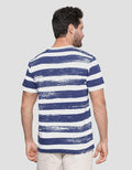 Gabs Denim Multi Stripe Kaos Pria