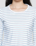 Lois Girl Stripe Style Kaos Wanita