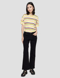 Lois Girl Flare Long Pant Stretch