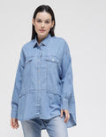 Lois Girl Cotton Denim Shirt