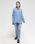 Lois Girl Cotton Denim Shirt