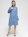 Lois Girl Cotton Denim Dress